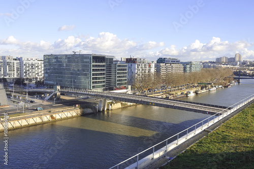 View of a district of Boulogne Billancourt photo