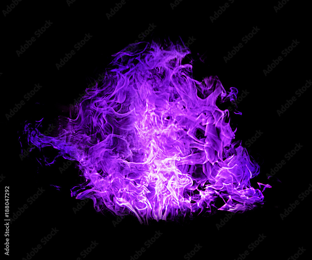 Obraz premium purple magic flame