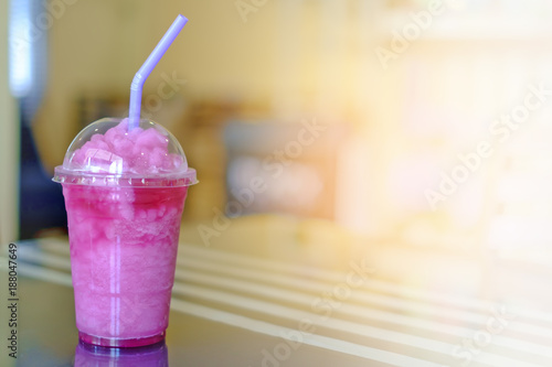 Butterfly pea with lemon an...