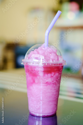 Butterfly pea with lemon an...