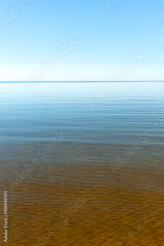 Blue Baltic sea.