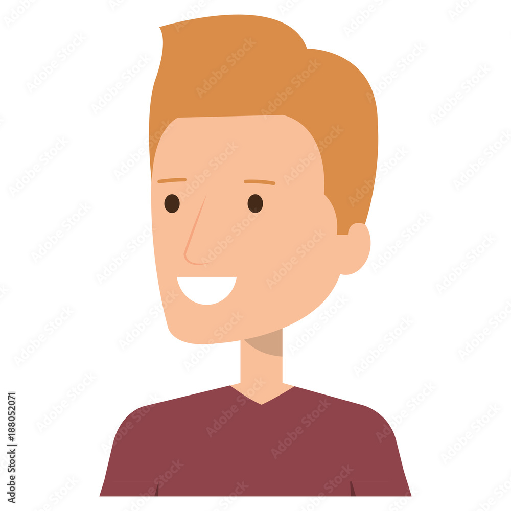 young man avatar character young man avatar character