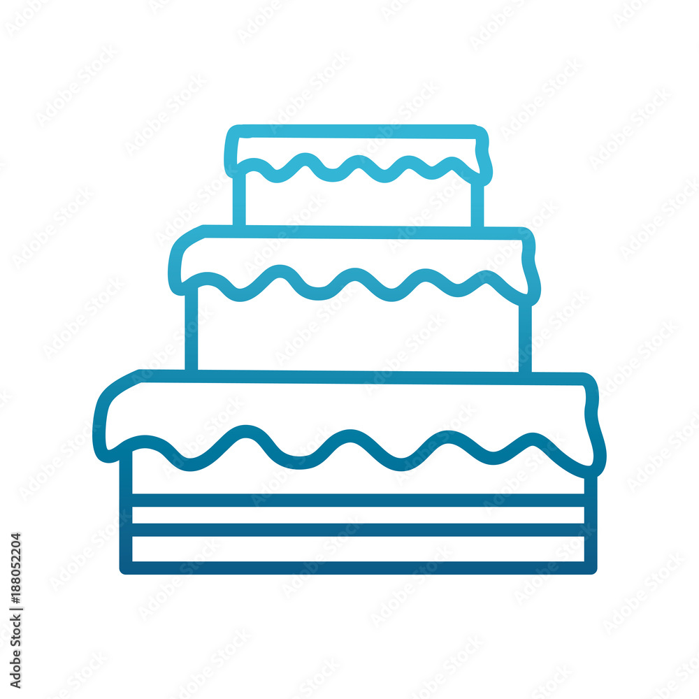 Big cake dessert icon vector illustration graphic design Big cake dessert icon vector illustration graphic design