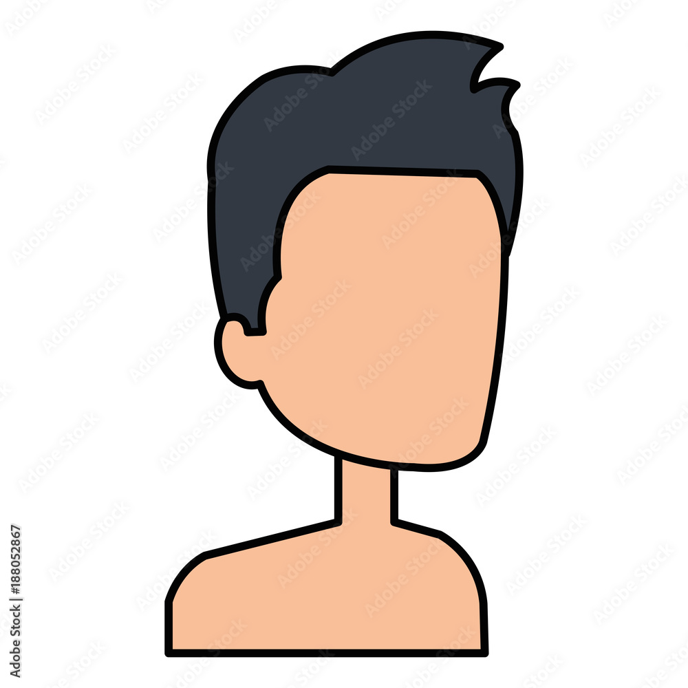 young man shirtless avatar character young man shirtless avatar character