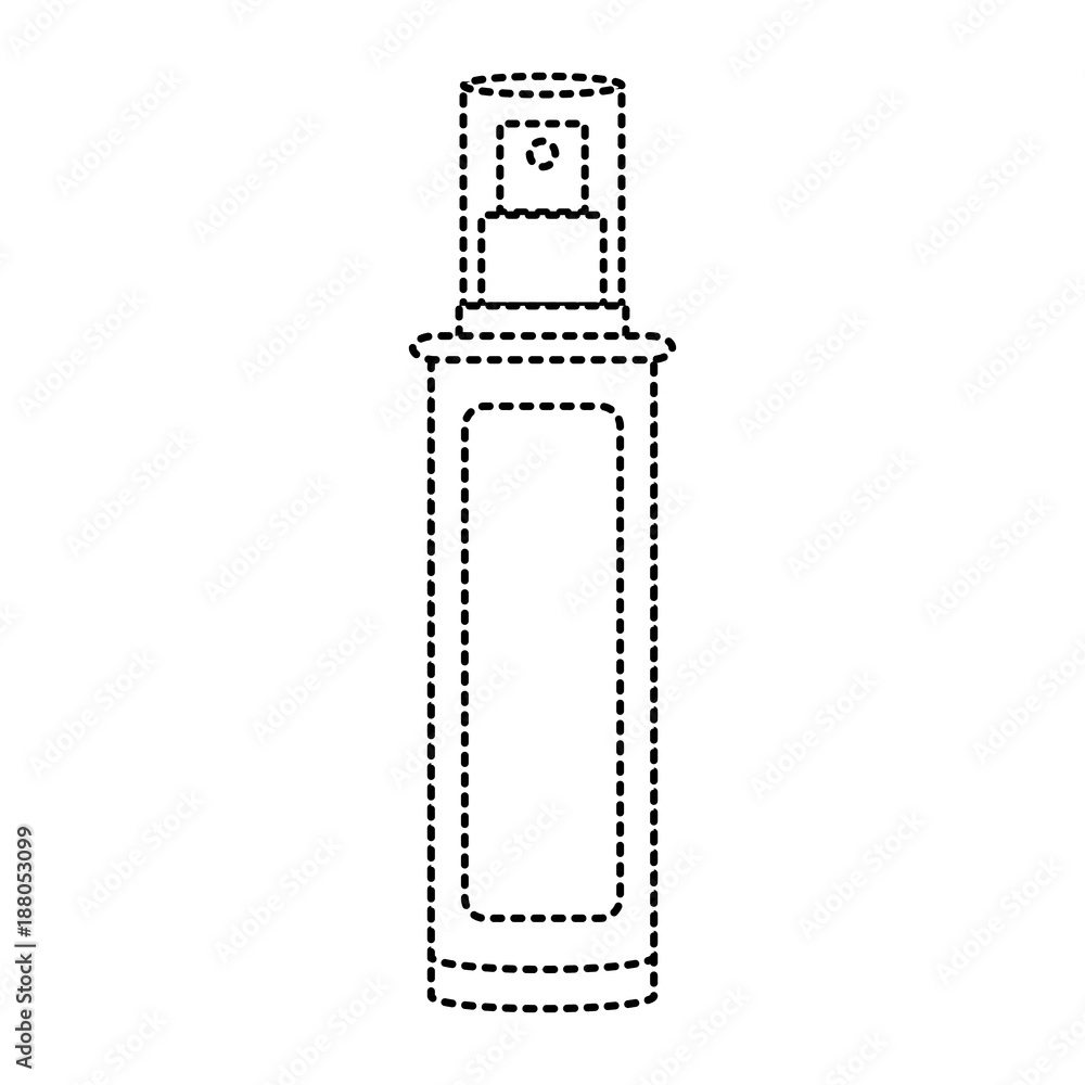 Splash fragrance bottle icon vector illustration graphic design