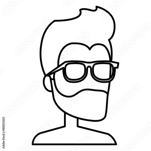 young man shirtless avatar character