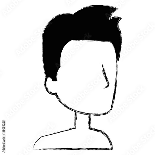 young man shirtless avatar character