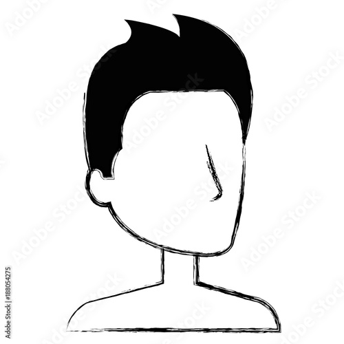 young man shirtless avatar character