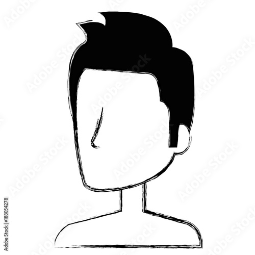 young man shirtless avatar character