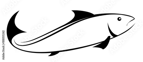Logo of sea fish. 