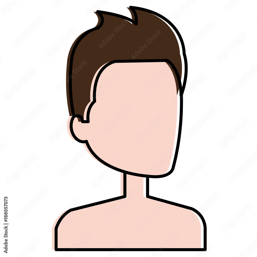 young man shirtless avatar character young man shirtless avatar character