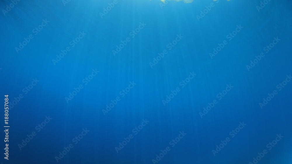 Underwater blue ocean background Underwater blue ocean background