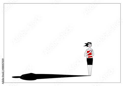 Businesswoman loneliness