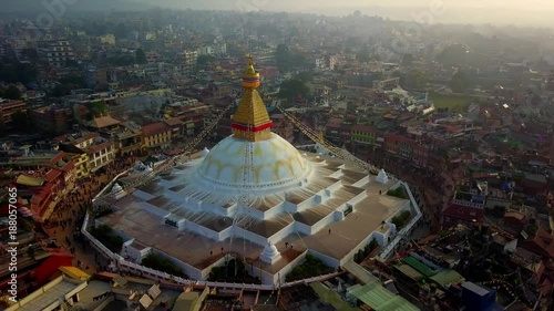 Stupa Bodhnath Kathmandu, Nepal - October 26, 2017