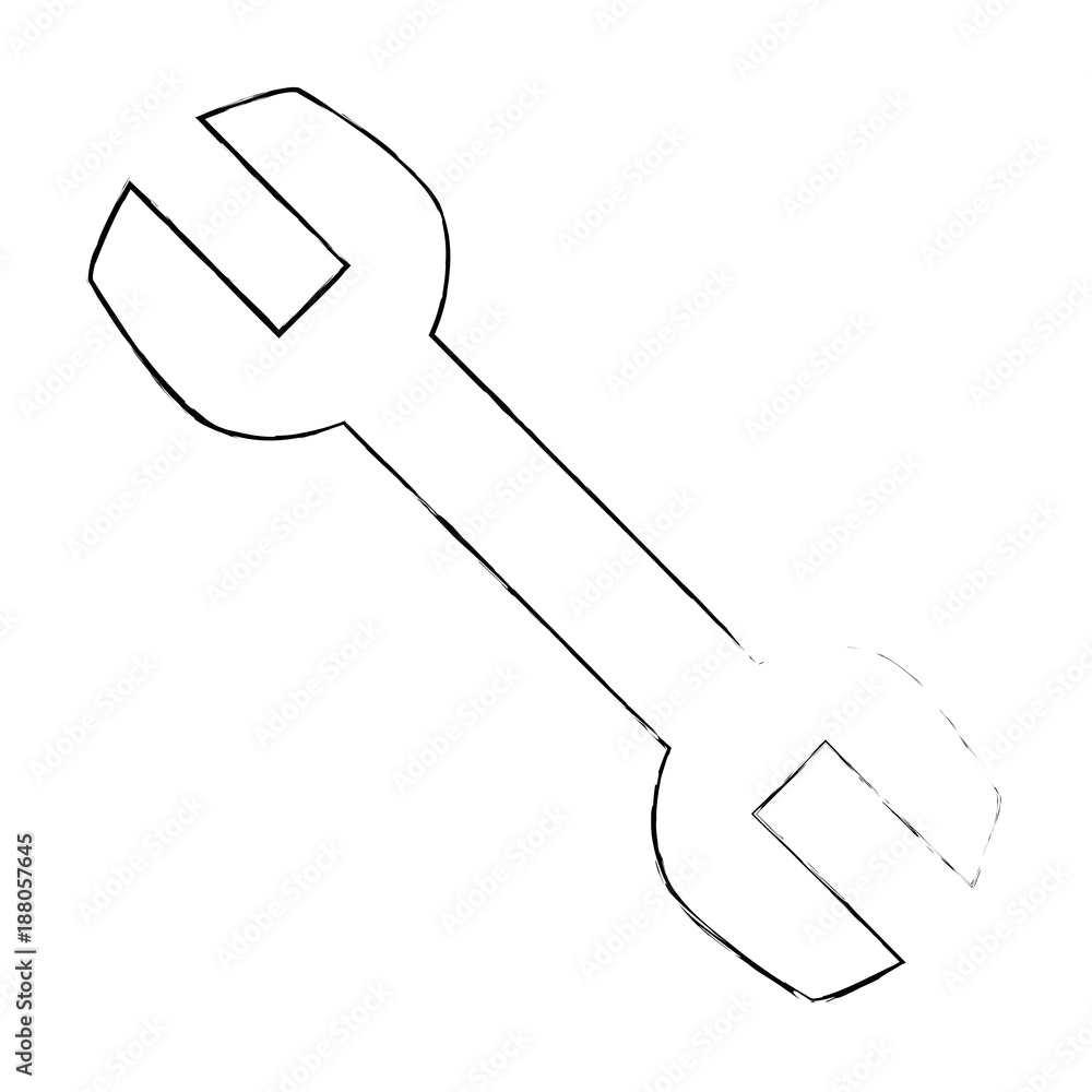 wrench tool isolated icon wrench tool isolated icon