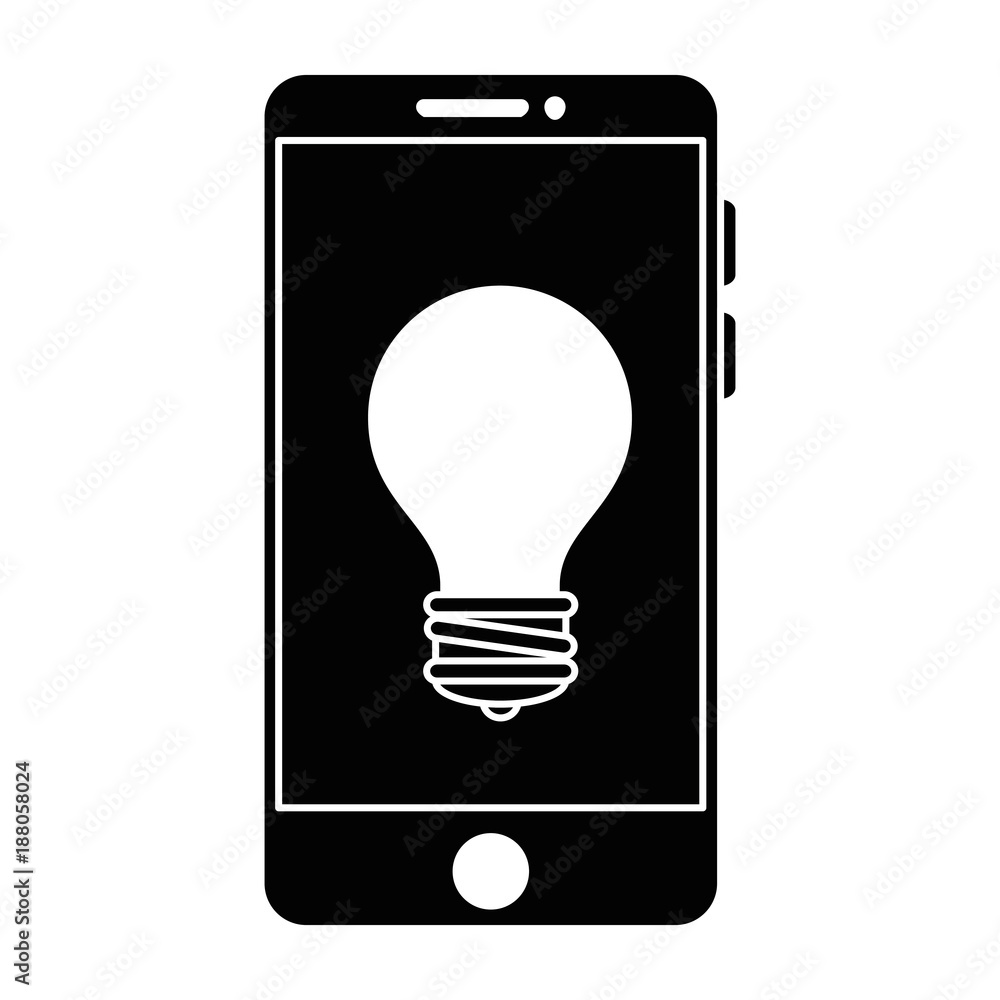 smartphone device with bulb