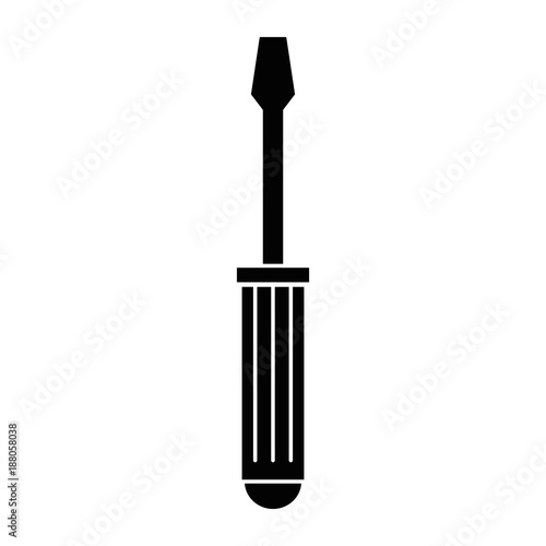 screwdriver tool isolated icon