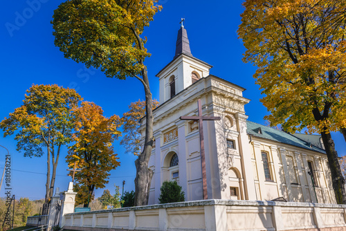 St Anne Church in Zaborow, small village near Warsaw, Poland