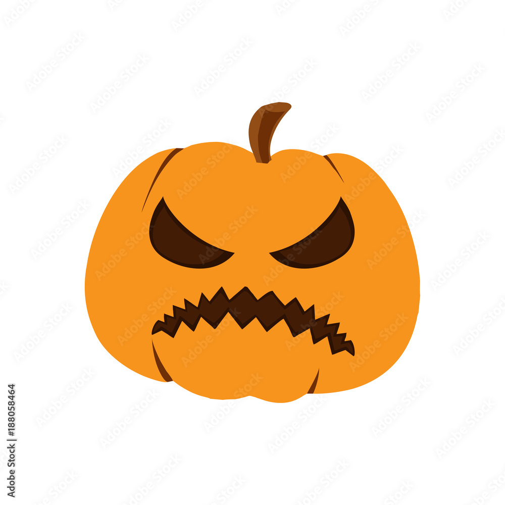 Fototapeta premium Pumpkin icon. Halloween sign. Vector Illustration