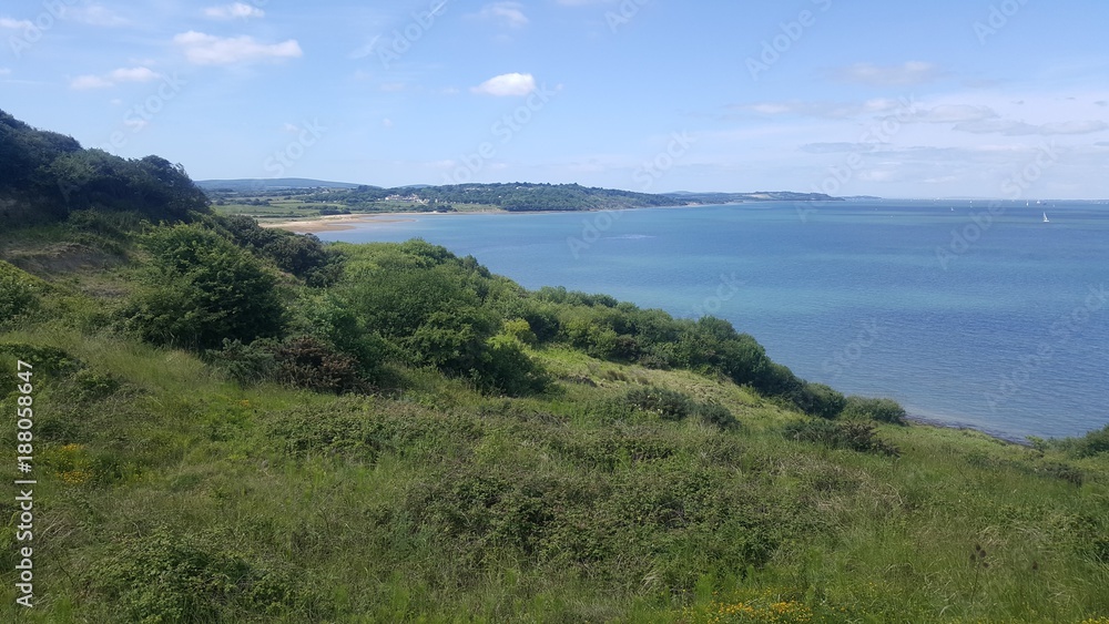 English coastal natural rugged view