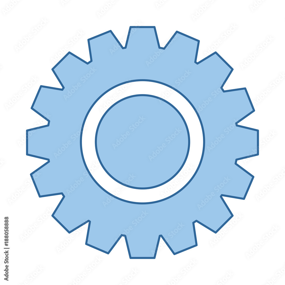 gears machine isolated icon gears machine isolated icon