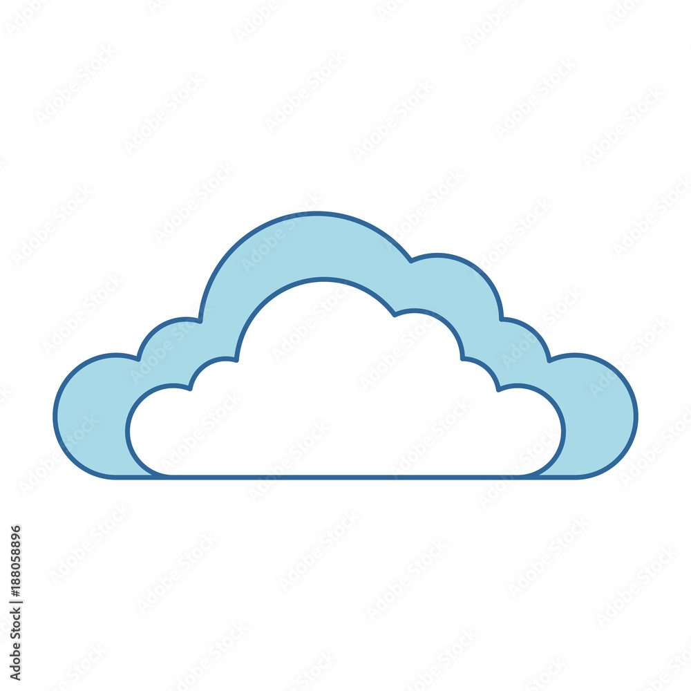 weather cloud isolated icon weather cloud isolated icon