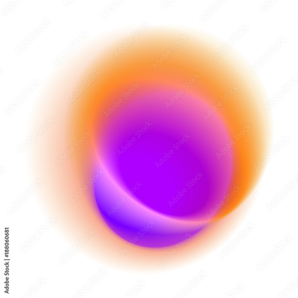 Purple blurred hole pattern. Pink gradient circle isolated on white background. Orange radial spot with round rose colored texture. Purple blurred hole pattern. Pink gradient circle isolated on white background. Orange radial spot with round rose colored texture.
