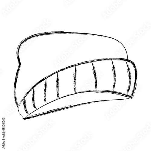 Fashion beanie hat icon vector illustration graphic design