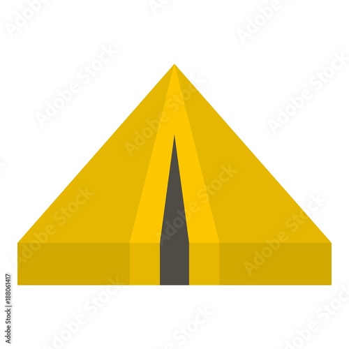 Camping tent icon isolated