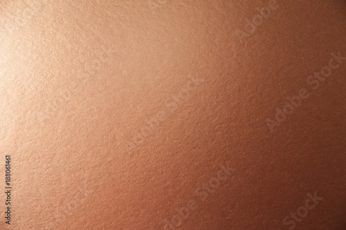Fototapet Texture of brown metallic paper background for design Christmas or New Year's pa