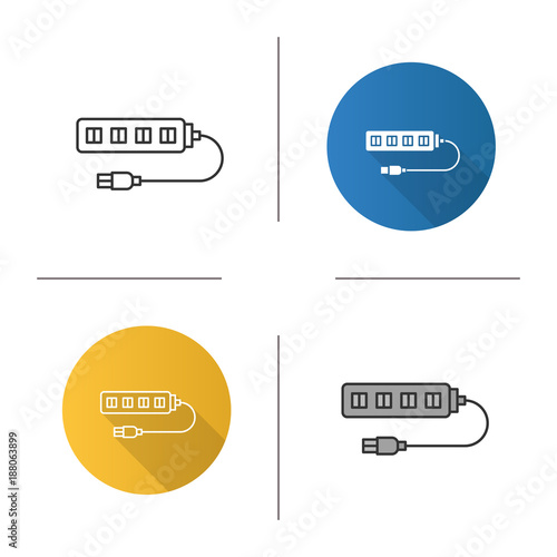 USB hub icon