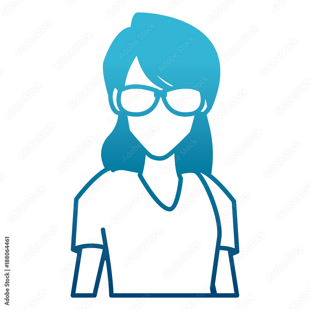 Woman with sunglasses cartoon icon vector illustration graphic design Woman with sunglasses cartoon icon vector illustration graphic design