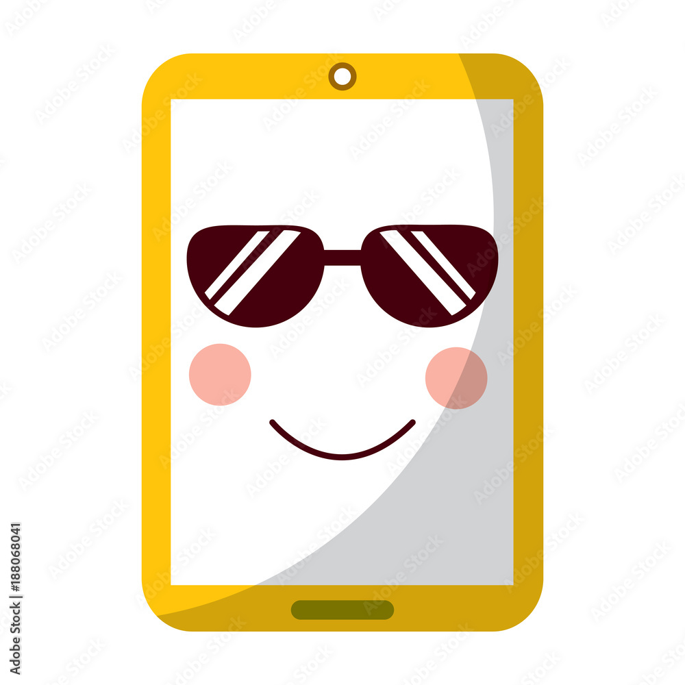 smartphone kawaii phone character cartoon smartphone kawaii phone character cartoon