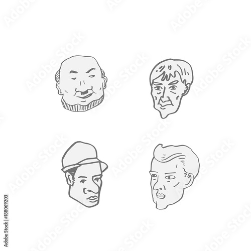 얼굴의 표정 / 손으로 그린 이모티콘 모음