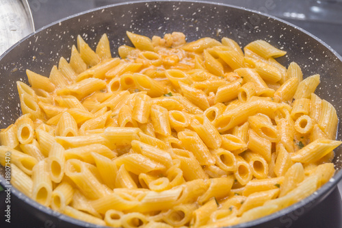Cooking italian pasta