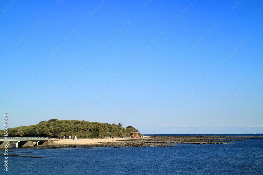冬の青島 日南海岸