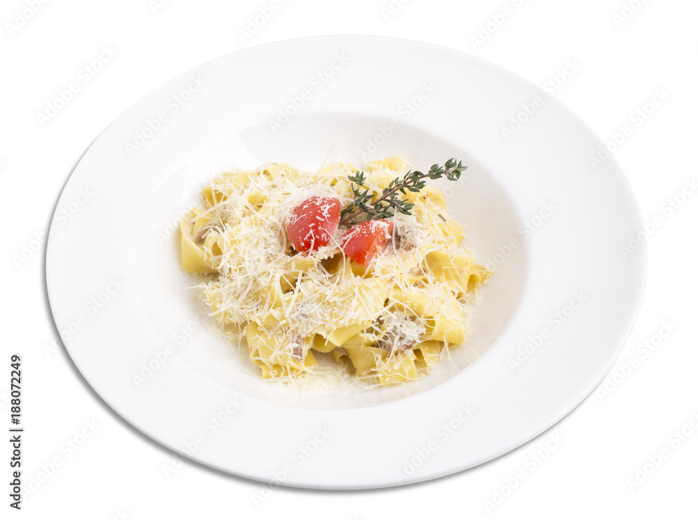 Pasta with rabbit. Pasta with rabbit.