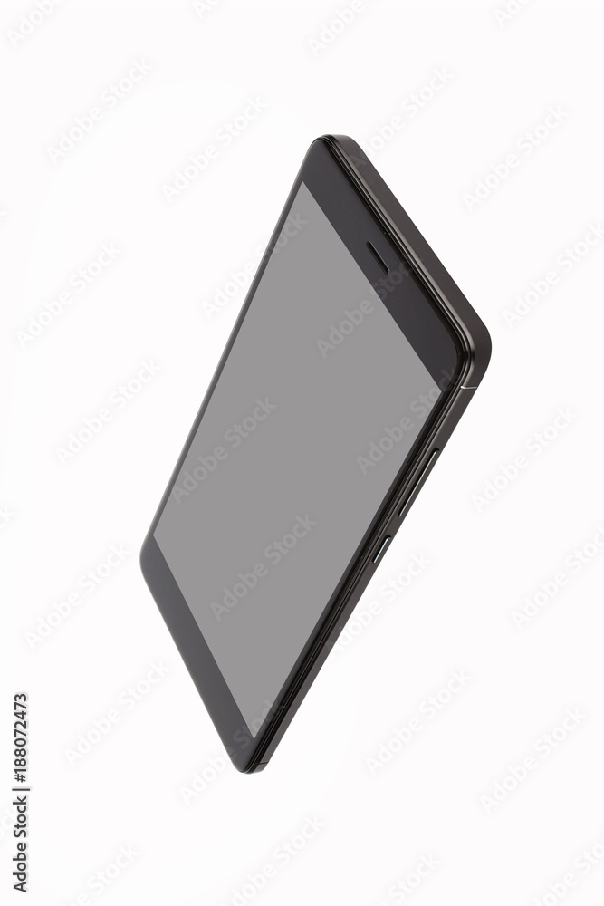 Black isolated smart phone Black isolated smart phone
