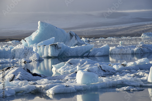 Glacier Lagoon Iceland Postcard © Mareen Vandelay