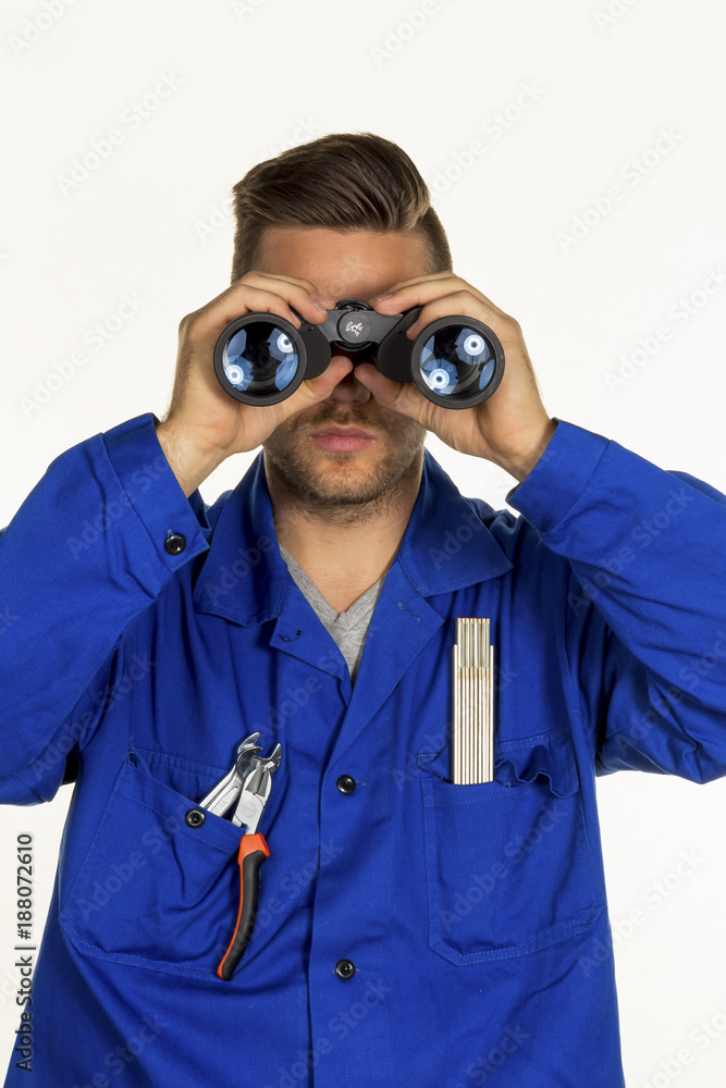 craftsman with binoculars craftsman with binoculars