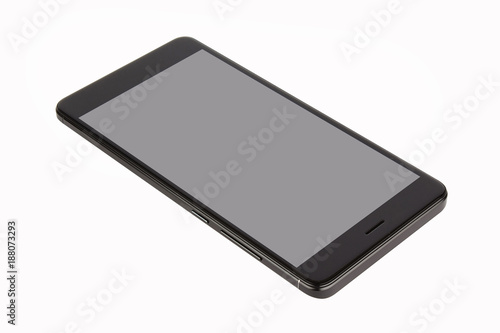 Black isolated smart phone