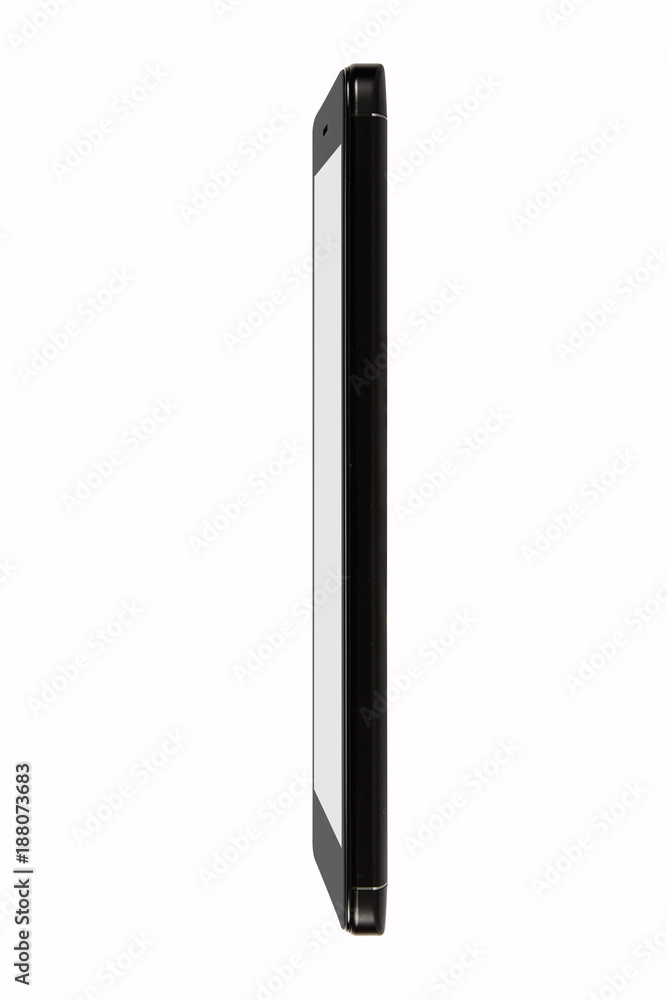 Black isolated smart phone Black isolated smart phone