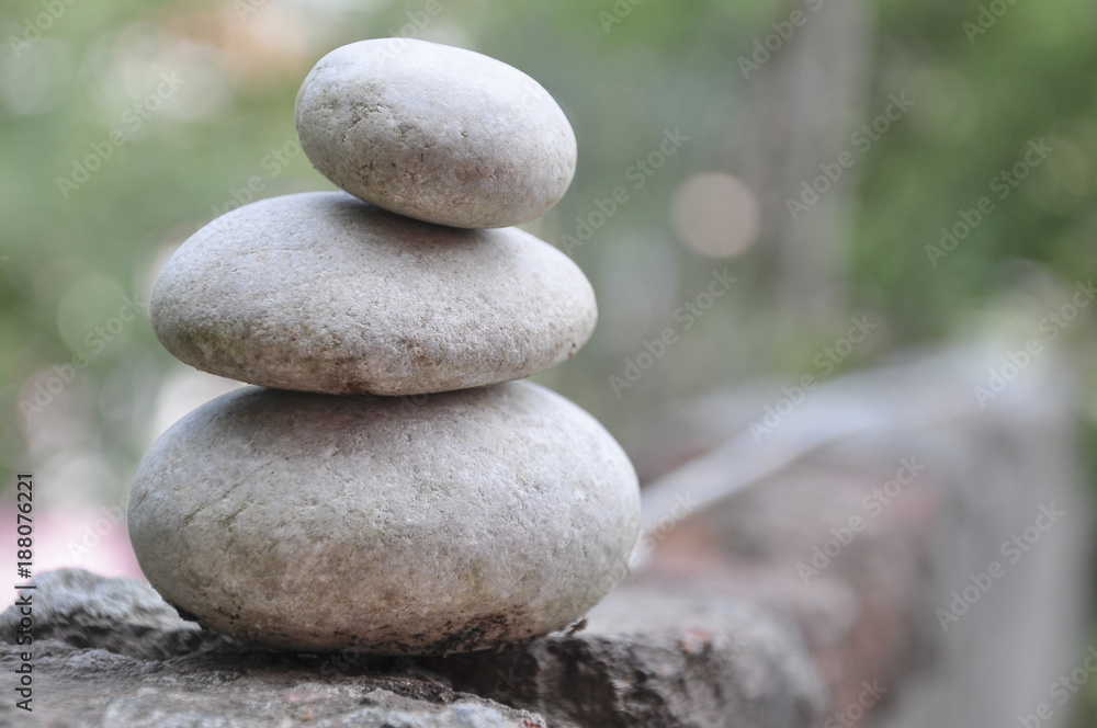 stack of pebble stones on balance stack of pebble stones on balance