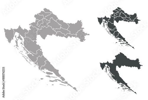 Map of Croatia