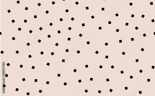 classic cute black dot with pink background