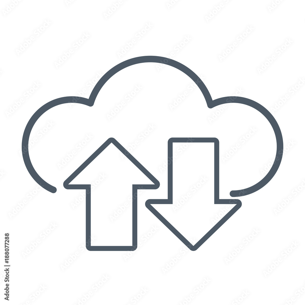 Cloud computing technology symbol icon vector illustration graphic design Cloud computing technology symbol icon vector illustration graphic design