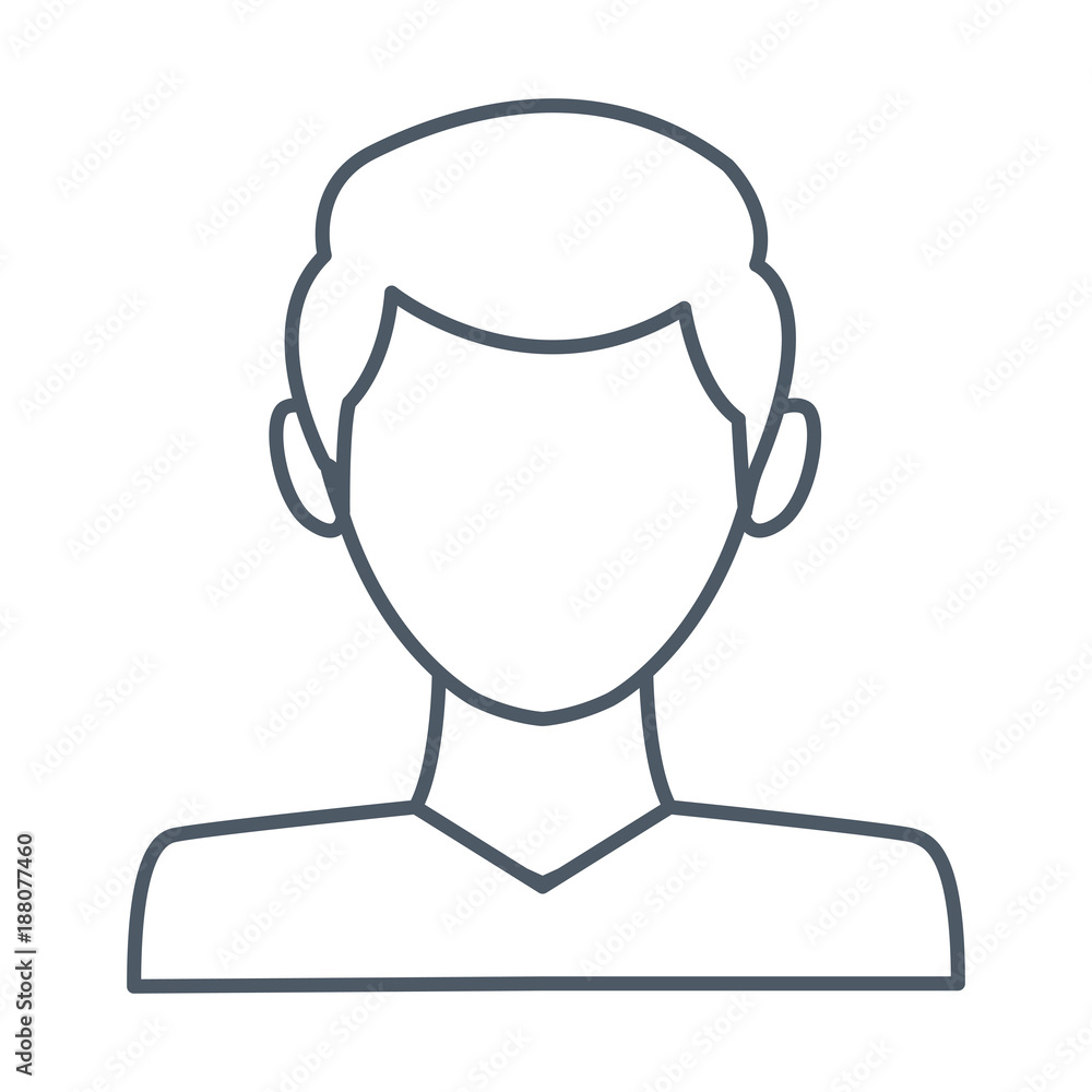 Man avatar profile icon vector illustration graphic design Man avatar profile icon vector illustration graphic design