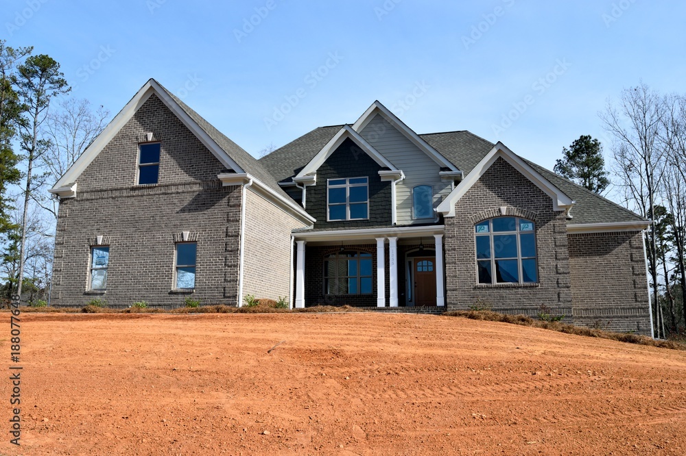 Fototapeta premium New constructed home for sale