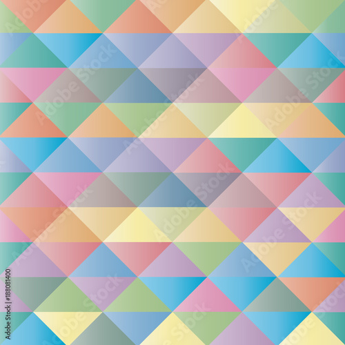 Seamless Geometric colorful Triangles Brown Structure Pattern