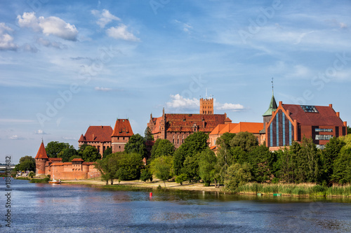 The Malbork Castle and Town in Poland